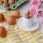 Hühner die rosa Eier legen